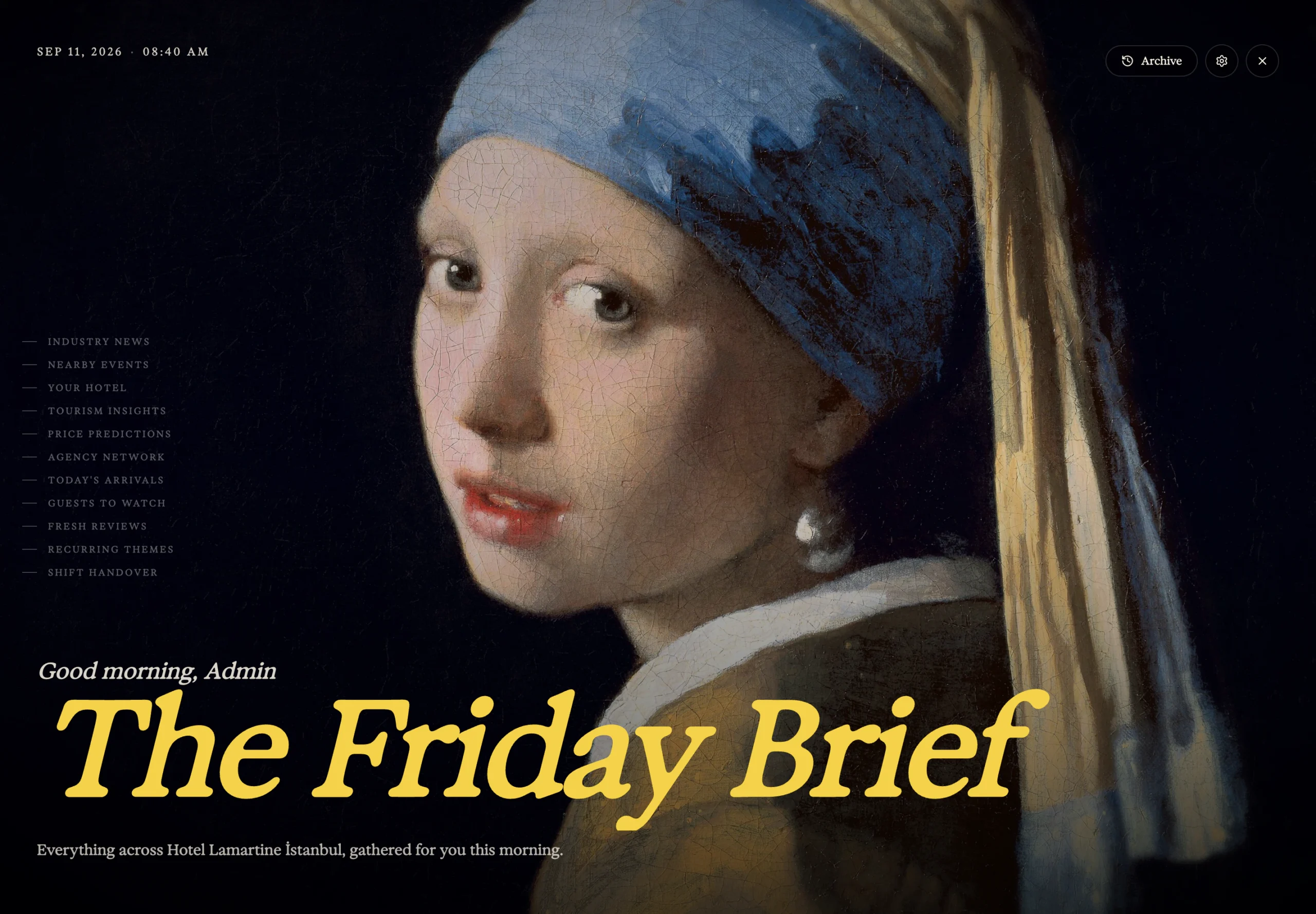Guester Morning Brief: The opening