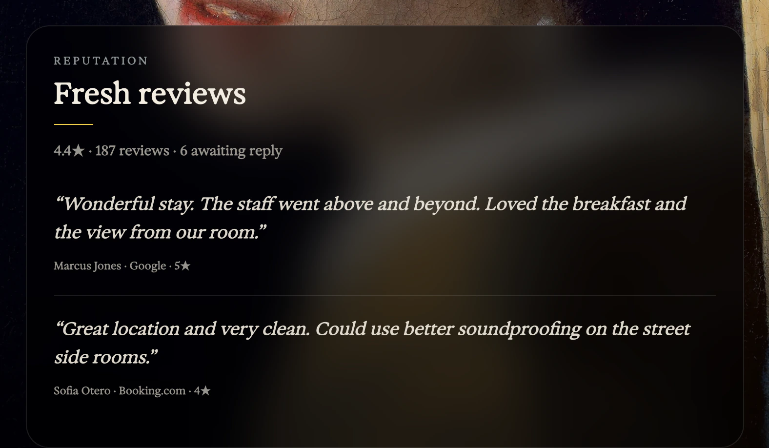 Guester Morning Brief: Fresh reviews